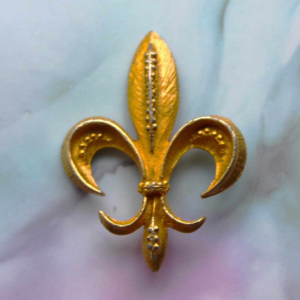 Pendentif Fleur de Lys Or Jaune - XP1532